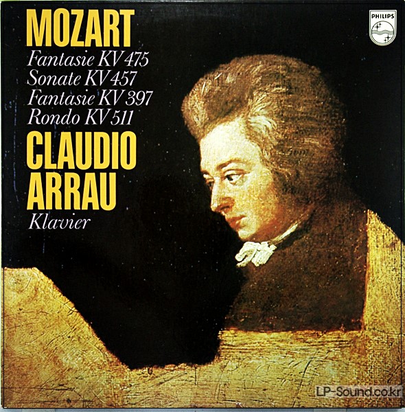 MOZART FANTASY SONATA RONDO  CLAUDIO ARRAU PHILIPS  6500 782
