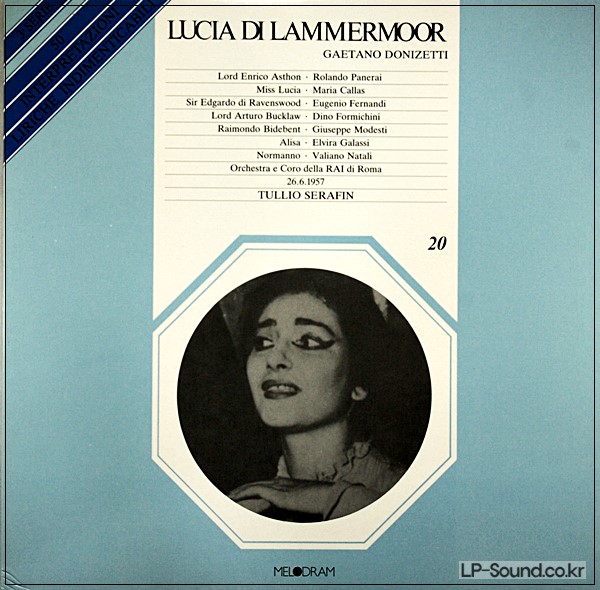 LUCIA DI LAMMERMOOR GAETANO DONIZETTI   TULLIO SERAFIN  MEL 470