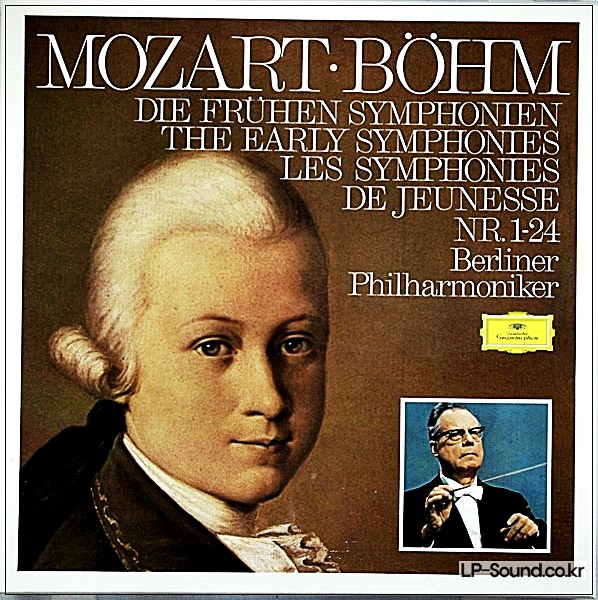 MOZART-BOHM-EARLY SYMPHONIES-NR. 1-24-BOX SET-IMP-DG 2740 109-