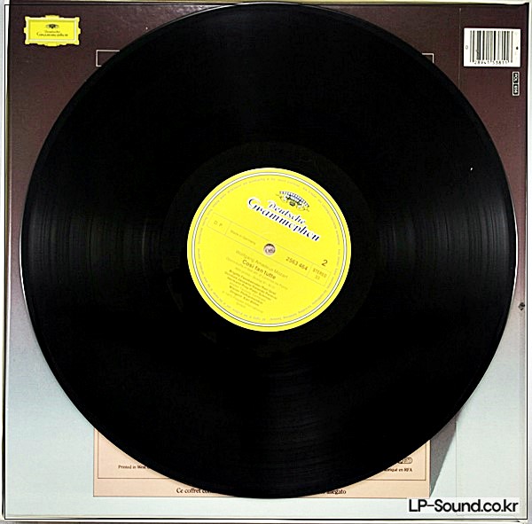 MOZART COSI FAN TUTTE  KARL BOHM JANOWITZ  DGG 415 381-1 TRIPLE STEREO LP BOX
