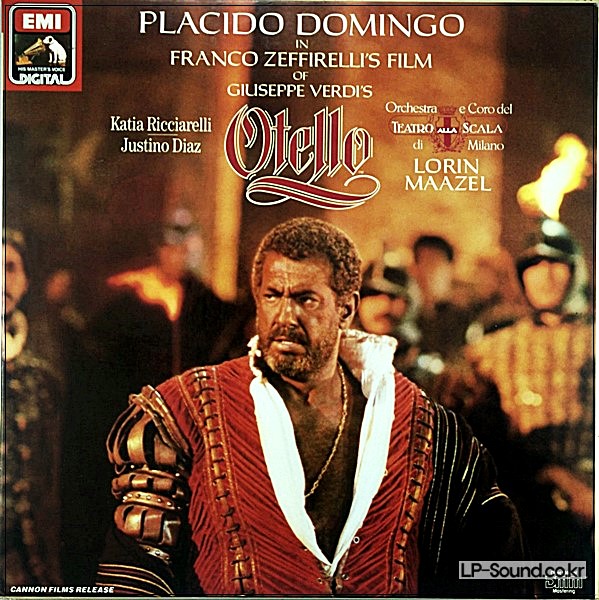 VERDI OTELLO LORIN MAAZEL, PLACIDO DOMINGO. EMI 27 046  2 LP