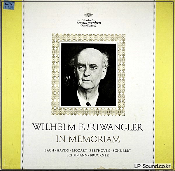 FURTWANGLER IN MEMORIAM BEETHOVEN, BRUCKNER ETC. DGG BIG TULIP KL27/32 6LP
