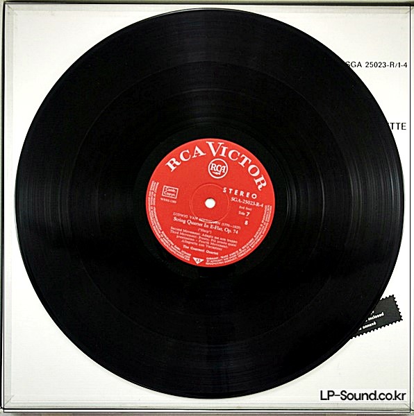 BEETHOVEN THE 5 MIDDLE STRING QUARTETS GUARNERI 4LP RCA SGA 25023-R/1-4