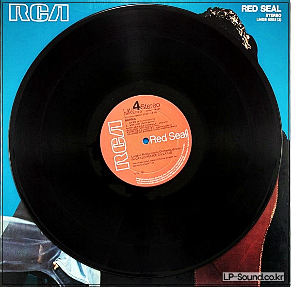 BELLINI NORMA CABALLE RCA LIVING STEREO  3 LP BOX