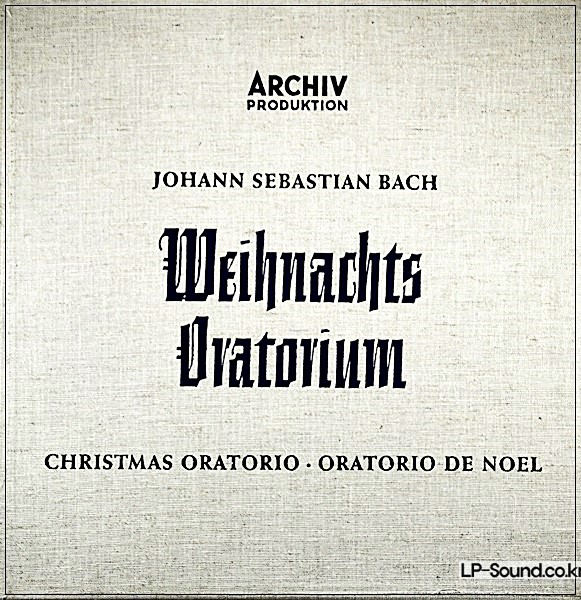 BACH CHRISTMAS ORATORIO BWV 248 LEHMANN BPO 4LP ARCHIV PRODUKTION 14051 APM