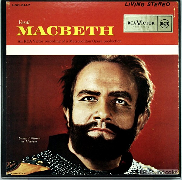 MACBETH LEINSDORF WARREN RYSANEK  3 LP BOX RCA  LSC-6147