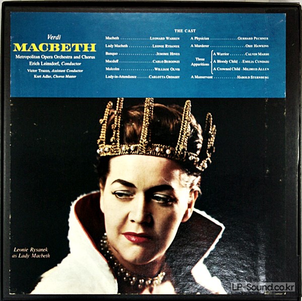 MACBETH LEINSDORF WARREN RYSANEK  3 LP BOX RCA  LSC-6147