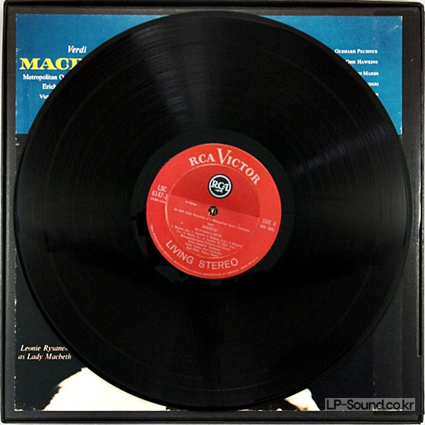 MACBETH LEINSDORF WARREN RYSANEK  3 LP BOX RCA  LSC-6147