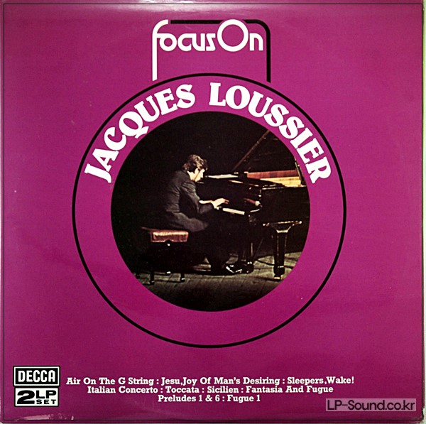 BACH,ARR. LOUSSIER: FOCUS ON DECCA  FOS-R   5/6 2LP