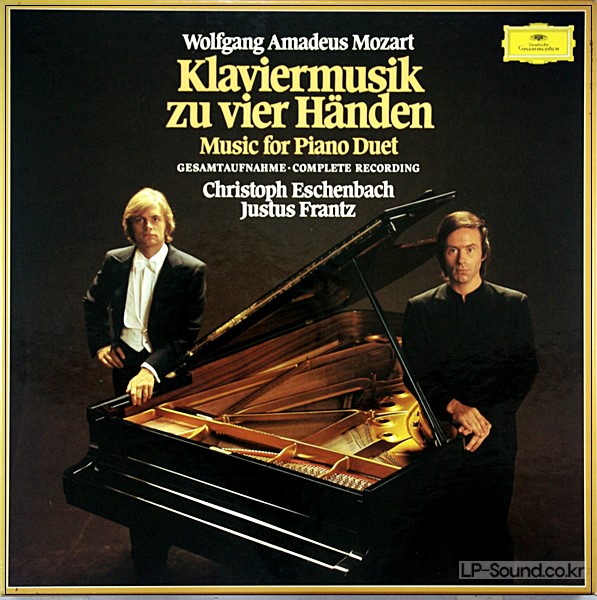 MOZART PIANO 4 HANDS ESCHENBACH-FRANTZ 3LP DGG 2740 258
