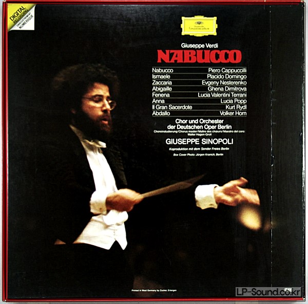 VERDI NABUCCO SINOPOLI DIMITROVA NESTERENKO 3 LP BOX DGG DIGITAL 2741 021
